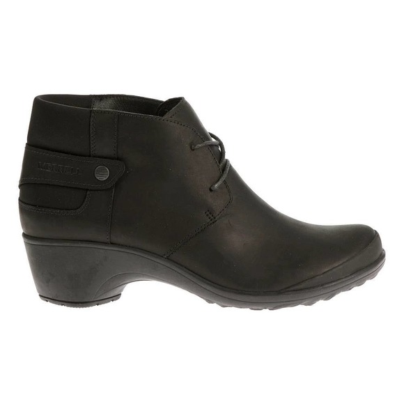 Merrell Women's Veranda Cloudy Brown Leather Ankle Booties Size 11 - Picture 1 of 7